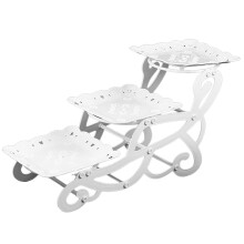 3-Tier Dessert Display Stand for Wedding and Afternoon Tea