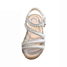 Korean Pearl Princess Sandals for Toddler Girls Open Toe