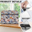 Hibiscus Flower Sewing Machine Dust Cover with Pocket 6