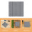 Plastic Outdoor Deck Tiles for Backyard Patio 3