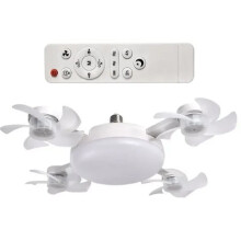 Luce A Ventola 2-In-1 Design Drone Ventilatore da Soffitto 60W con Telecomando per Ingresso Corridoio Familiare Soggiorno B