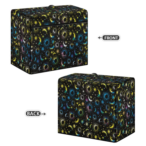 Galaxy Star Sewing Machine Dust Cover with Storage Pocket 1