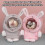 Sugar Glider Bonding Pouch Bunny-Shaped Small Pink 4
