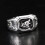Men's Alloy Square Wolf Head Ring Gold Silver Size 11 2