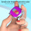 Multicolor pocket retractable ruler 2 m metal with safety 8