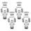 Heavy Duty Iron Spring Loaded Latch for Toolbox 4 pcs 3