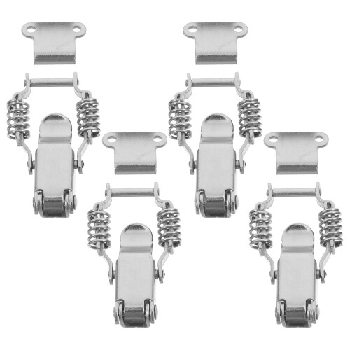 Heavy Duty Iron Spring Loaded Latch for Toolbox 4 pcs 2