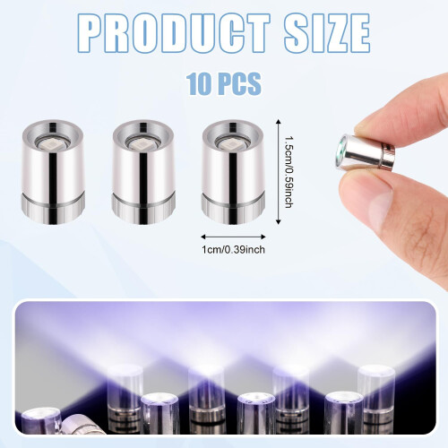 LED Mini Lights for Dollhouse White 10 pcs 1