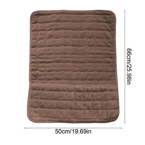 Plush Sofa Armrest Cover with Silicone Backing 1 Pack 2