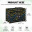 Galaxy Star Sewing Machine Dust Cover with Storage Pocket 7