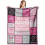 Soft Fleece Blanket Pink Patchwork with Inspirational 2