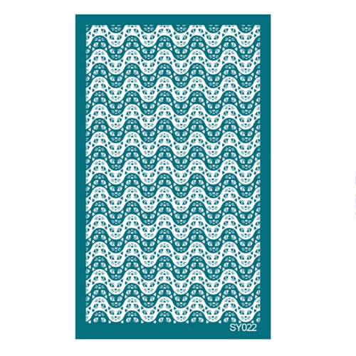 Silk Screen Stencils for Polymer Clay Jewelry Making Kit 1