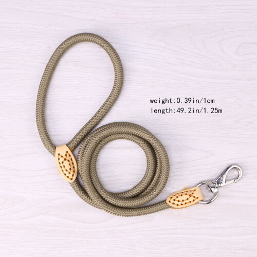 Strong Grip Dog Leash Heavy Duty Beige 1 Pack 1