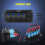4-Gang Blue Backlit Rocker Switch Panel with PD USB Charger 6