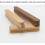 Wooden Cabinet Knobs Solid Beech Walnut 2 pcs 64 mm 3