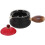 Ceramic Teapot with Handle Black 360 Rotation 350ml 8