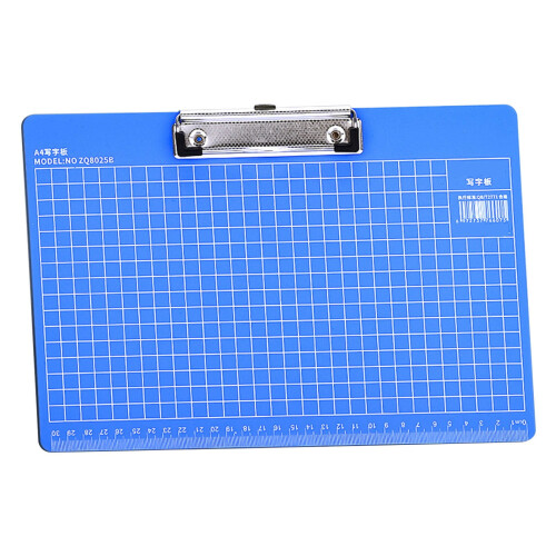 A4 Letter Size Clipboard with Clip Plastic Hardboard 1