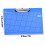 A4 Letter Size Clipboard with Clip Plastic Hardboard 3