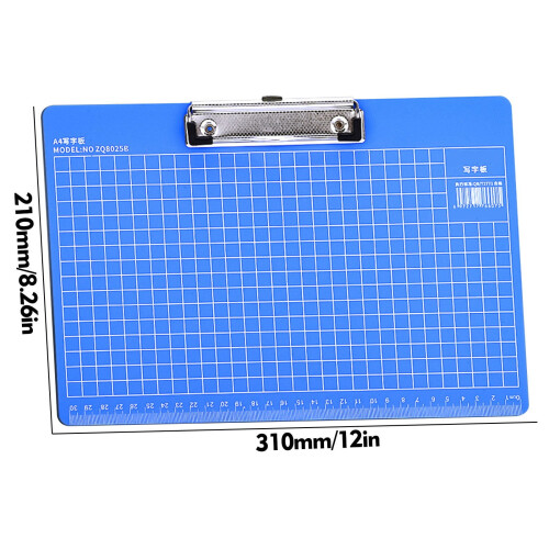 A4 Letter Size Clipboard with Clip Plastic Hardboard 2