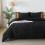 Black Boho King Comforter Set Microfiber 3-Piece 6