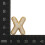 Bubble Letter Necklace 18K Gold Plated Initial Pendant 6