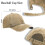 Baseball Cap Washed Cotton Adjustable Retro Dad Hat 3 Pack 5