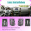 Black Dash AC Outlet Vent Panel for Toyota Hilux 6