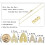 Bubble Letter Necklace 18K Gold Plated Initial Pendant 3