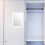 Magnetic Locker Mirror Rectangular White Plastic Glass 2 pcs 3
