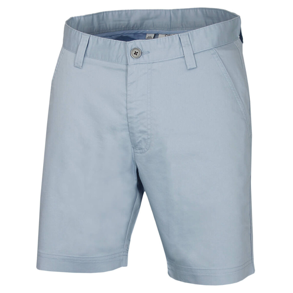 Calvin Klein (44" Waist, Ice Blue) Mens 2026 Campus Chino Lightweight Stretch Golf Shorts