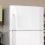 Magnetic Locker Mirror Rectangular White Plastic Glass 2 pcs 4