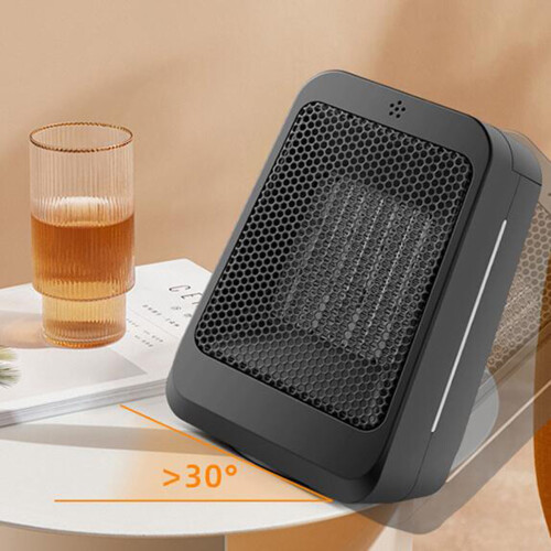 Electric PTC Ceramic Heater with Remote Control Black 1