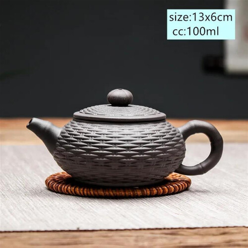 Yixing Purple Clay Tea Pot Handmade Large Capacity 1