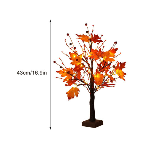 Maple Tree Lights White USB Battery Powered Tabletop Decor 2