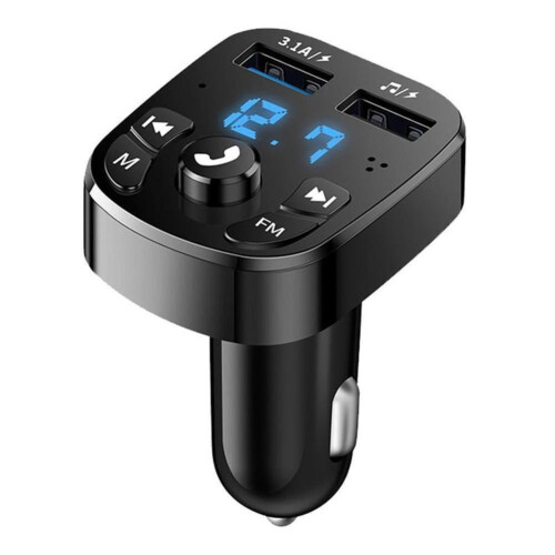 Bluetooth Car Kit Transmitter USB Hands-Free Adapter 1