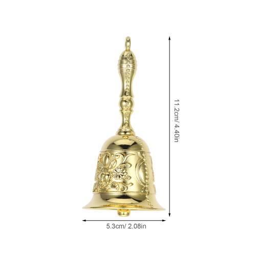 Handheld Vintage Hand Bell Copper Alloy 1 Piece 1