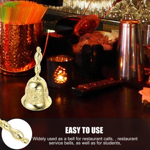 Handheld Vintage Hand Bell Copper Alloy 1 Piece 2