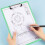 Nursing Clipboard Green Heavy-Duty Plastic 12x9in 4