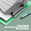 Nursing Clipboard Green Heavy-Duty Plastic 12x9in 7