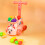Toddler Play Kitchen Set with Veggie Cart ABS Plastic 4