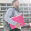 A4 File Folder Organizer with Button Closure for Document 5