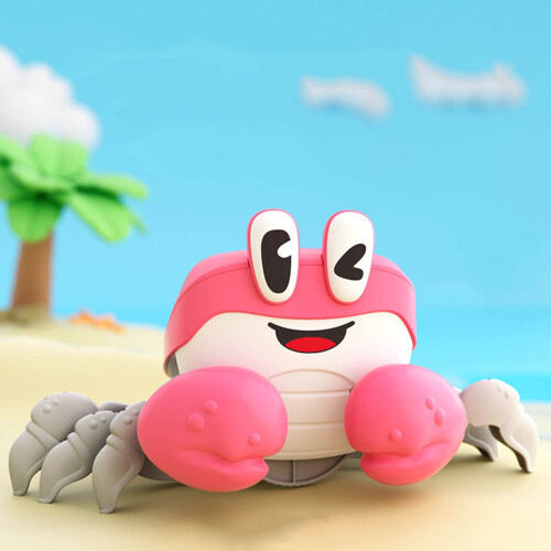 Crawling Crab Toy for Babies 6-12 Months Interactive Light 2
