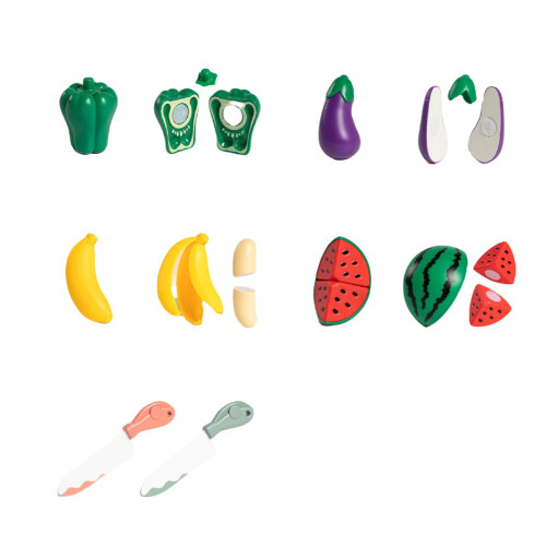 Magnetic Fruit Cutting Toy Set Montessori 5-Piece 1