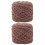 Coral Fleece Yarn Rolls for Crochet Knitting 2 Rolls 3