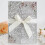 Glitter Hollow Wedding Invitation Cards with Envelopes and 7