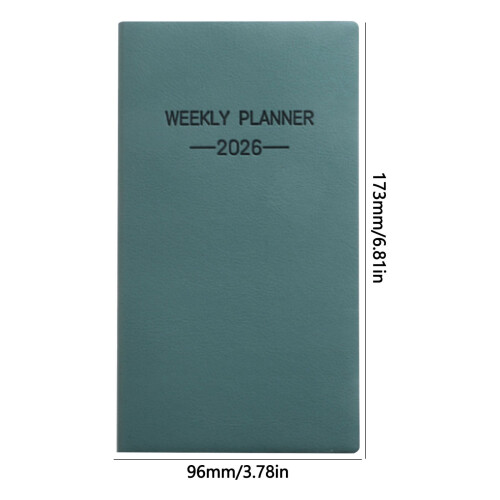 A6 Mini Notebook Planner 128 Pages 173x96mm 1