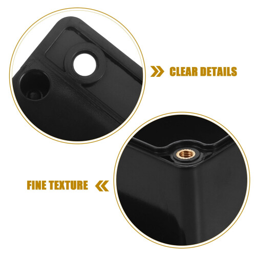 Black Plastic Weatherproof Junction Box for Outdoor Use 2