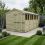 8 x 18 Apex Shed Tanalised (Double Door, With Windows) 1