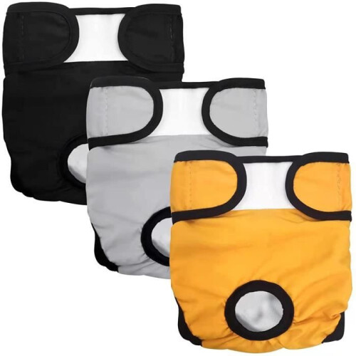 Couches pour chien - Lot de 3 - Lavables - Confortables - Imperméables