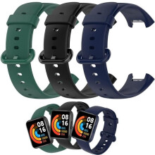 Vervangend bandje - LECMACY - Mi Watch Lite - Kleurrijk - Siliconen - Waterdicht